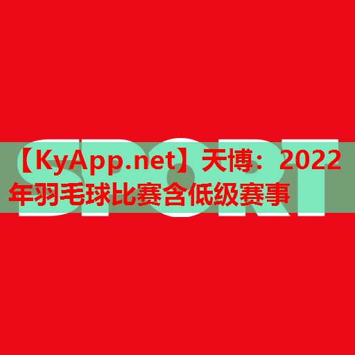 天博：2022年羽毛球比赛含低级赛事